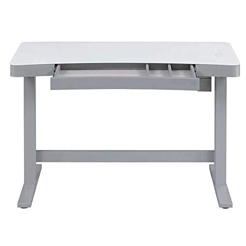 Unknown - Mesa Tresanti de altura ajustable, color blanco.