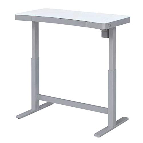 Unknown - Mesa Tresanti de altura ajustable, color blanco.