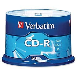 Verbatim - Verbatim Husillo CD-R, 700MB, 50 unidades
