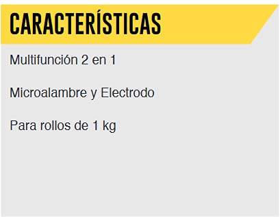 VOLT - SOLDADORA INVERSOR MIG NO GAS 100A 110V ROLLO 1 KGS VOLT VOL-MIG110