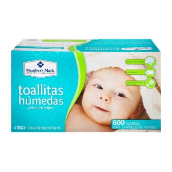 MEMBER´S MARK Member's Mark - TOALLITAS HUMEDAS TOALLAS HUMEDAS MEMBERS MARK CAJA DE 6 PAQUETES CON 100 PZAS CADA UNO HIGIENE PAÑAL ASEO LIMPIEZA