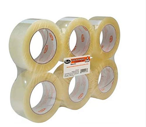 TUK - CINTA TRASPARENTE TUK 182 PARA EMPAQUE 48 MM X 150 M (6 PZS)