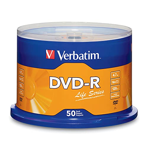 Verbatim - Verbatim Life Series DVD-R - Eje de disco (50 unidades)