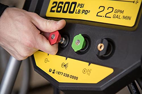 Champion Power Equipment 2600-PSI - Lavadora a presión de Gas Estilo Dolly-2.2-GPM