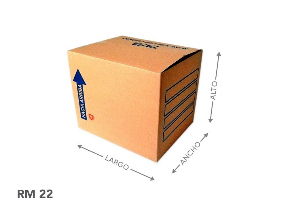 em-pack - 25 Cajas De Cartón Para Empaque 39.5x29.5x30 Cms Rm-22