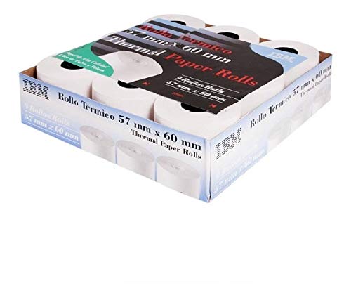 IBM - IBM Rollo térmico 57X60 mm Libre de Polvo y Pelusa