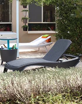 Keter - Keter Camastro Color Negro con Apariencia de Ratán