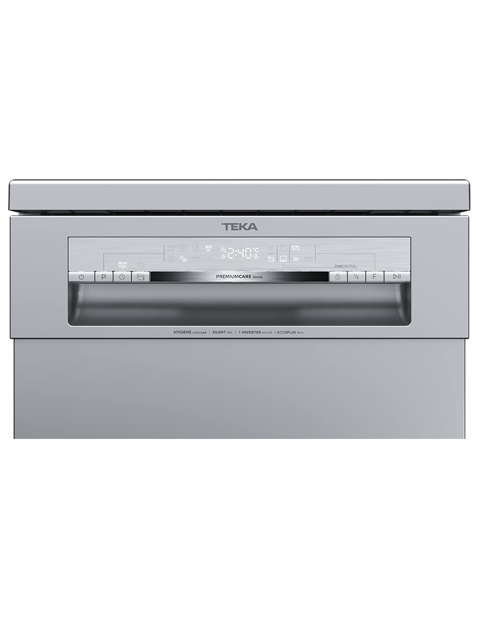 Teka - Lavavajillas TEKA MARCA ALEMANA modelo DFS 74850 SS + Jabón Finish. Capacidad de 10 servicios con tecnologia IONCLEAN. Consumo mínimo de 9.5L.Filtro antibacterial.Bloqueo de seguridad para niños
