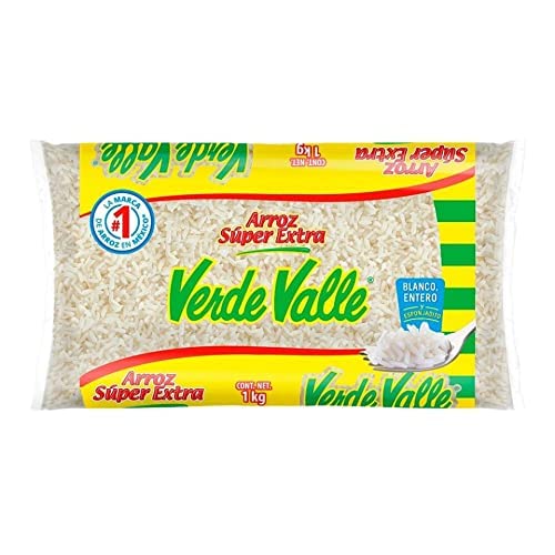 Verde Valle - Arroz Blanco Verde Valle Súper Extra (10 Piezas) 1 Kg