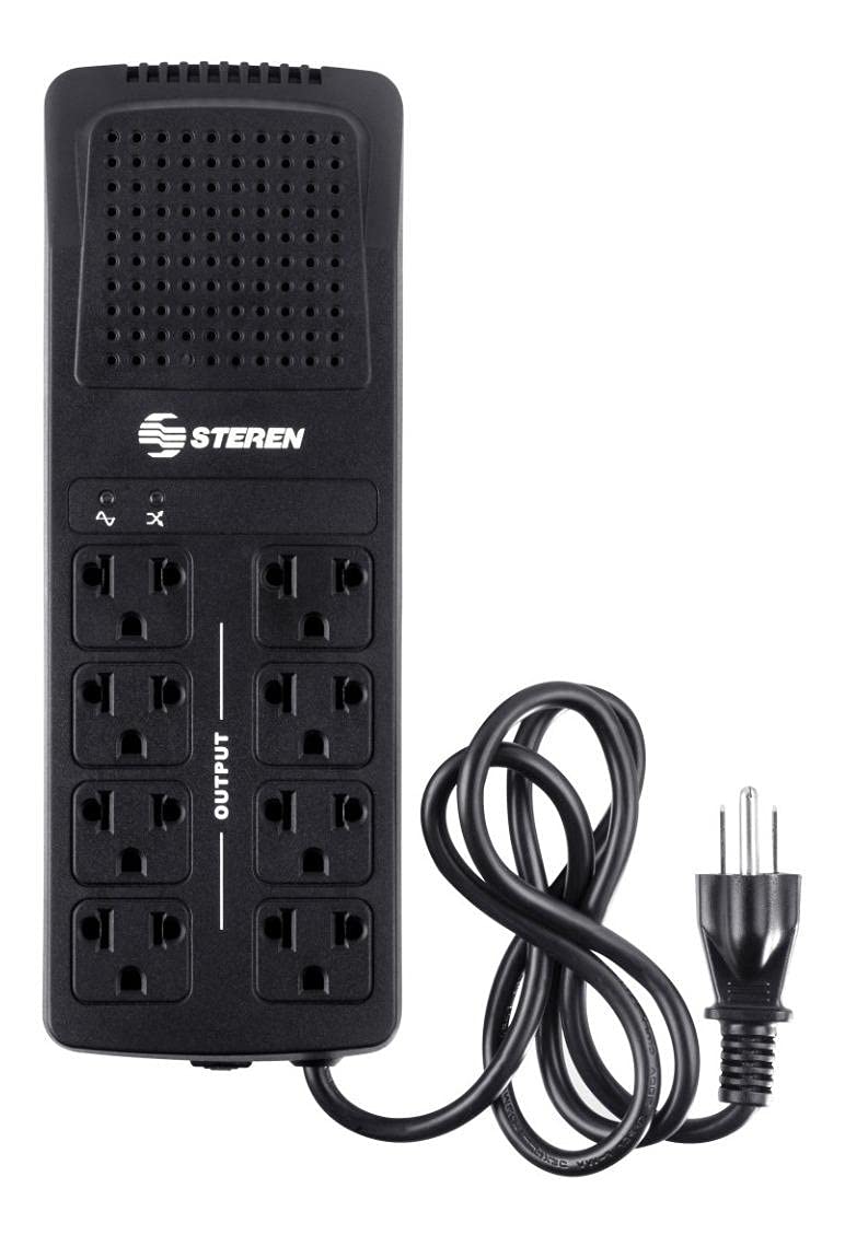 STEREN REG-1050 - Regulador de Voltaje (90-145V, 60 Hz, 120V, 60 Hz, 1000W, 140J)