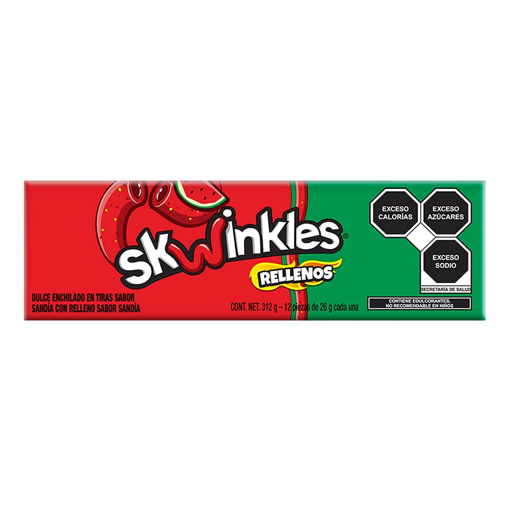 dakomyo Dulce Skwinkles Rellenos Sandia /Precio Por D - 12 Piezas C/U