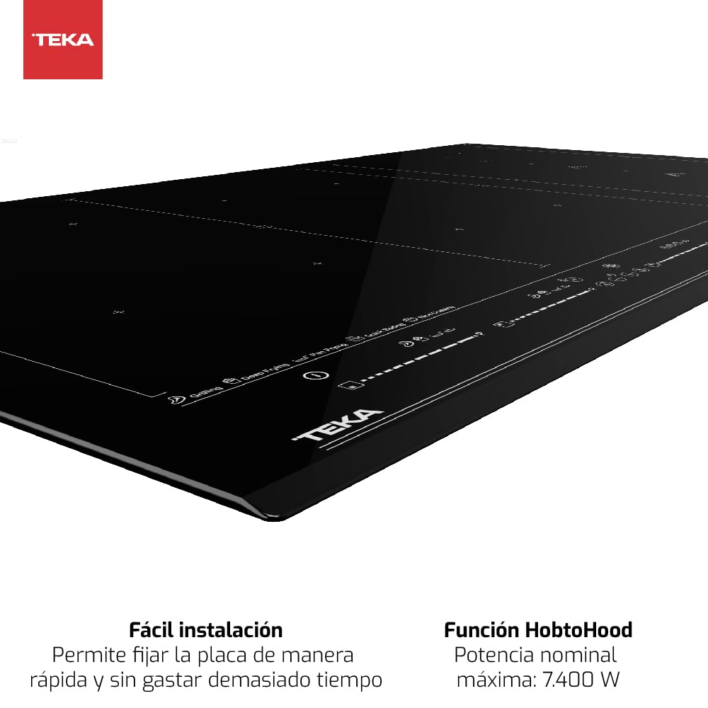 Teka Parrilla Eléctrica Vitrocerámica Empotre IZF 99770 MST BK de 90 cm Negro