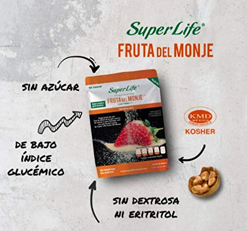 Super Life - Fruta Del Monje 600 g Endulcorante De Mesa
