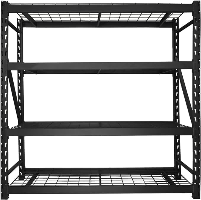 RIVARRO Estante Industrial DE Acero 4 REPISAS