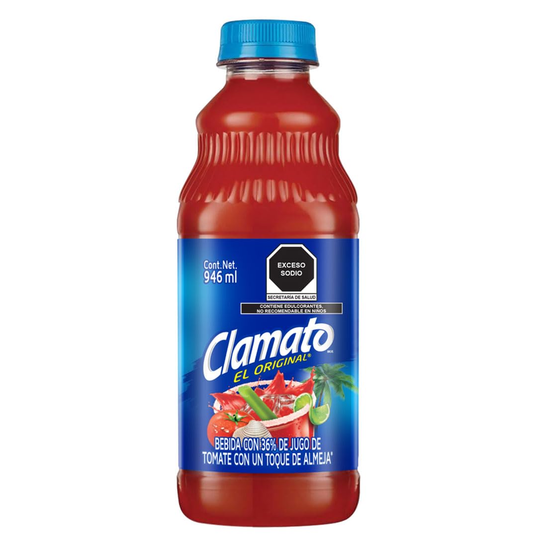 Clamato Jugo de Tomate y Almeja Original, 946ml