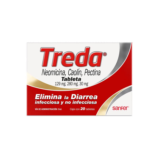 Treda Tabletas, 20 Piezas