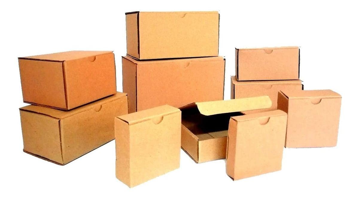em-pack - 25 Cajas De Cartón Multiusos 12x12x8 Cms Mod. 19002