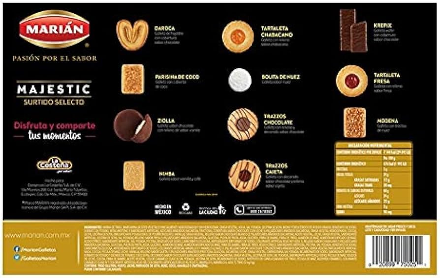 Mirian - Galleta Surtido Majestic Marian 1500 G.