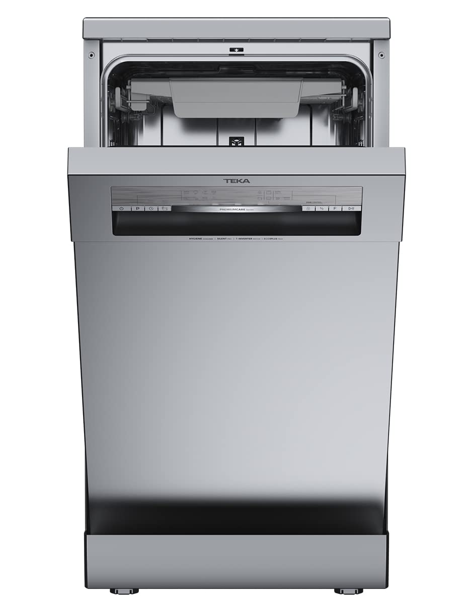 Teka - Lavavajillas TEKA MARCA ALEMANA modelo DFS 74850 SS. Capacidad de 10 servicios con tecnologia IONCLEAN. Consumo mínimo de 9.5L.Filtro antibacterial.Bloqueo de seguridad para niños