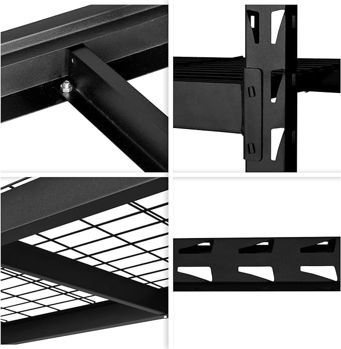 RIVARRO Estante Industrial DE Acero 4 REPISAS