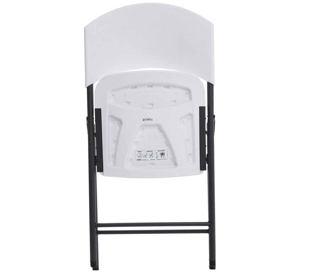 Lifetime Products Silla Plegable contorneada, Color Blanco