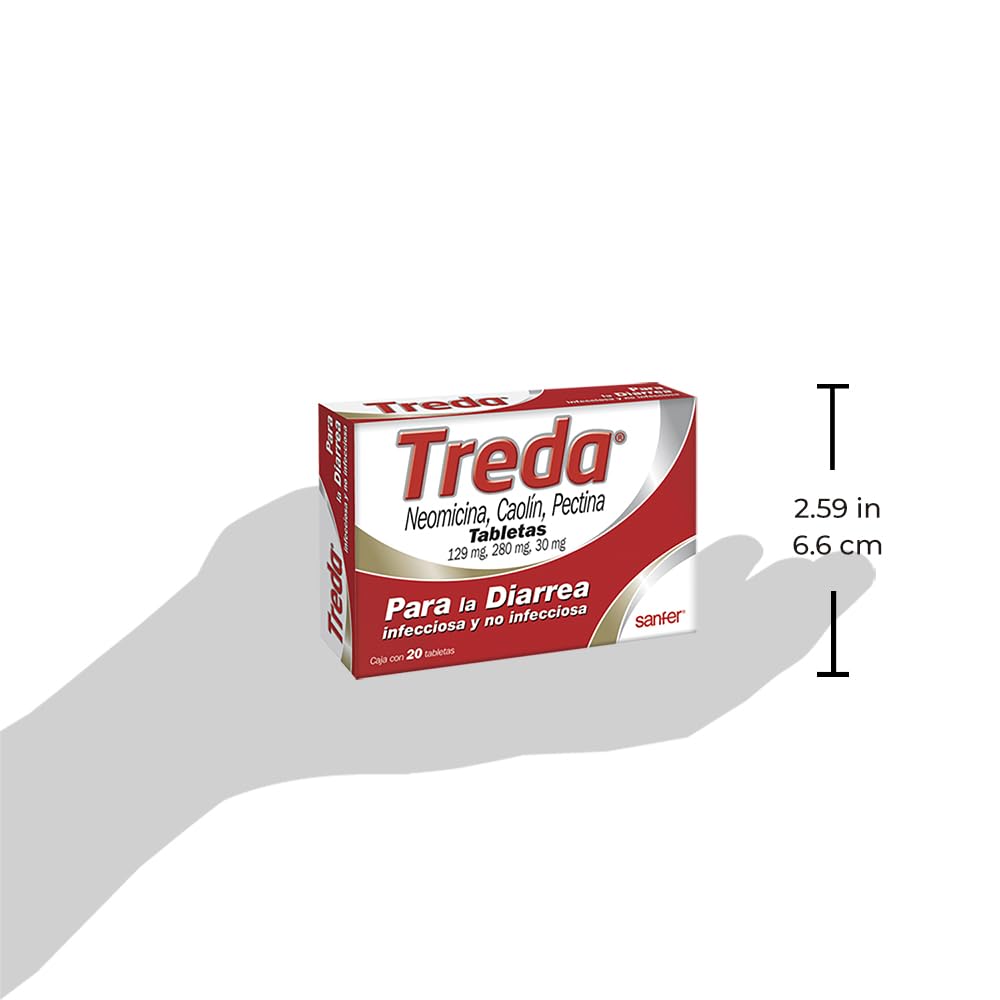 Treda Tabletas, 20 Piezas
