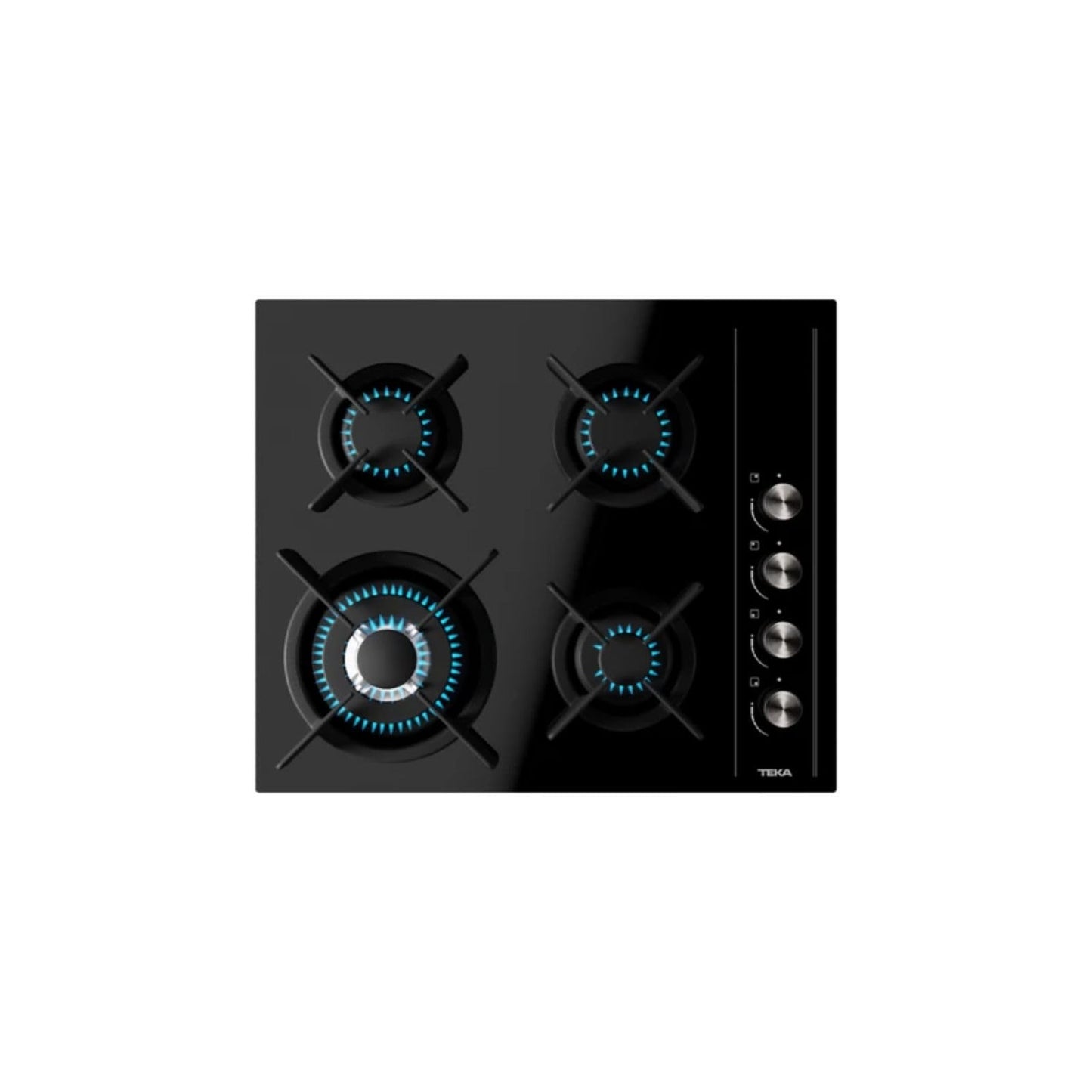 TEKA Combo Crystal Negro 60 Parrilla a Gas y Campana