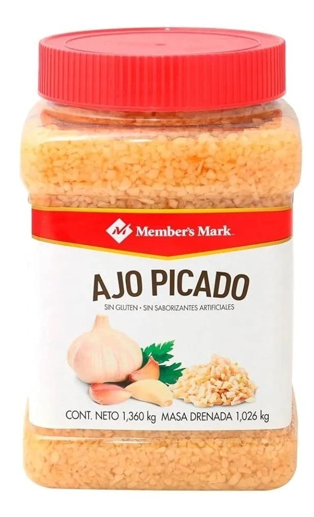 “Genérico” - Member'S Mark Ajo Picado, Sin Gluten, Sin Saborizantes Artificiales - 1.36 Kg