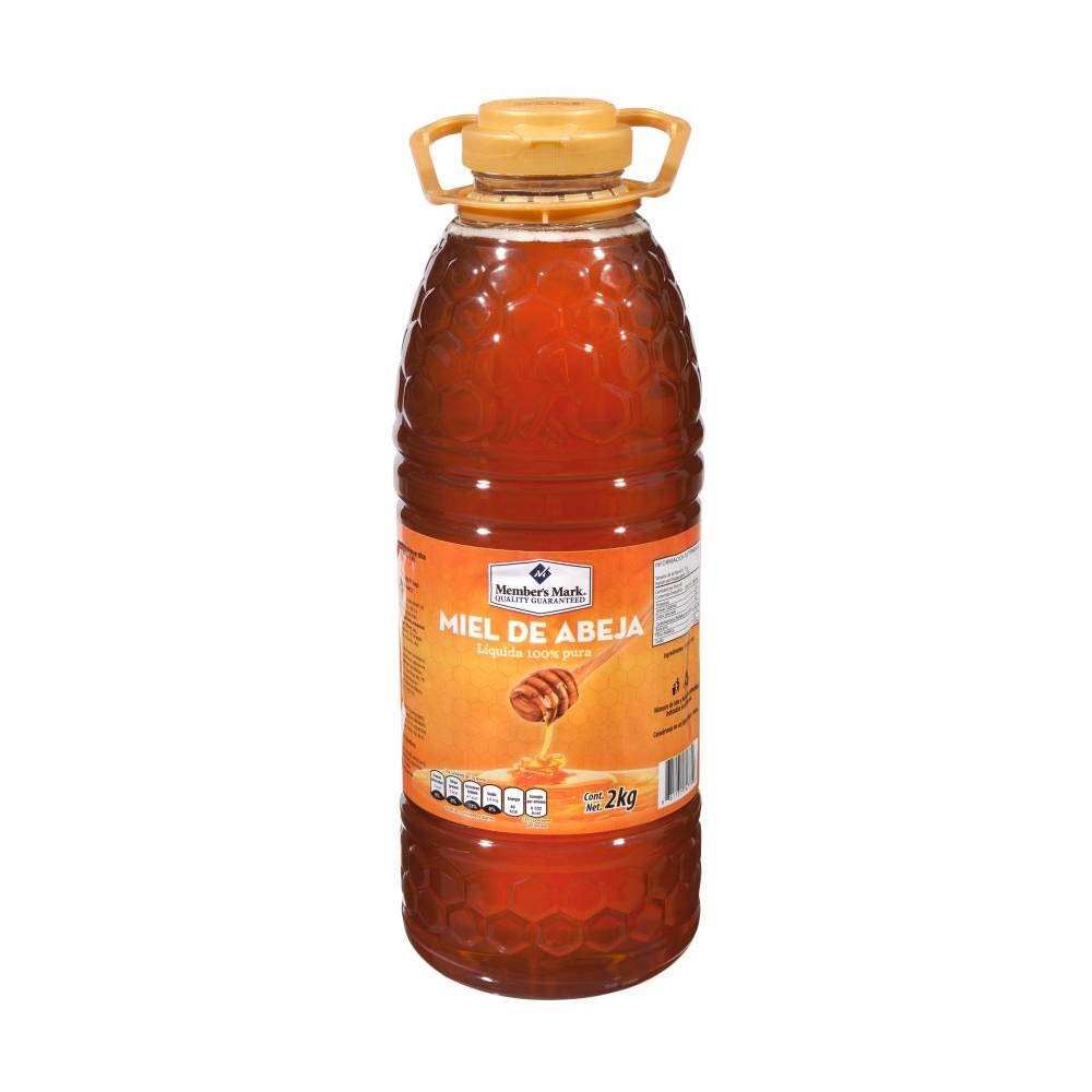 (2 pack) Miel De Abeja Líquida 100% Pura, 2 kg (Presentación puede variar)