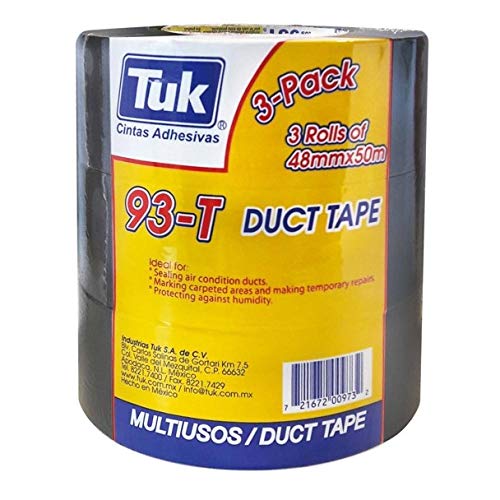 T.U.K. - Cinta Adhesiva Tuk Multiusos paquete con 3 pzas 48mm x 50m