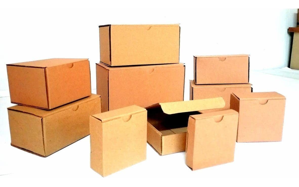 em-pack - 25 Cajas De Cartón Multiusos 12x9x8 Cms Mod. 19009