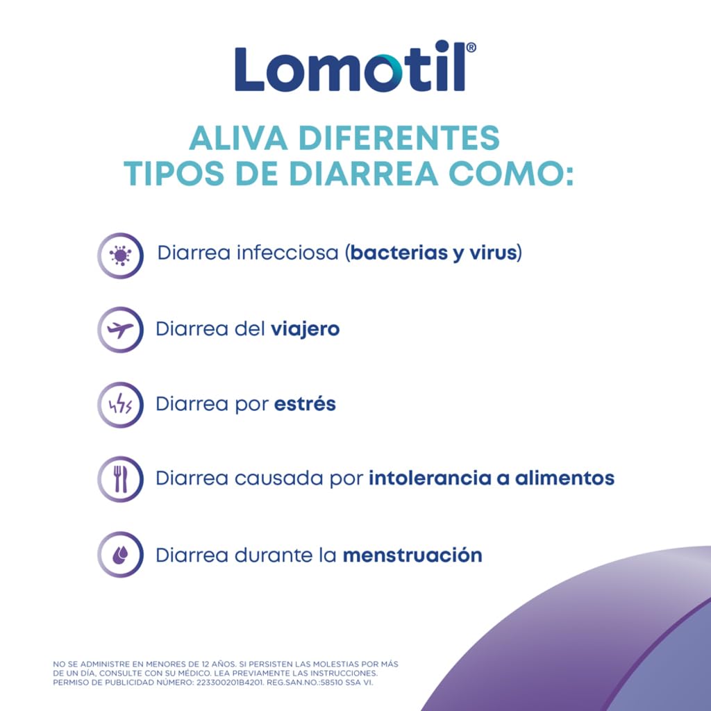 Johnson's - Lomotil 8 tabletas 2 mg