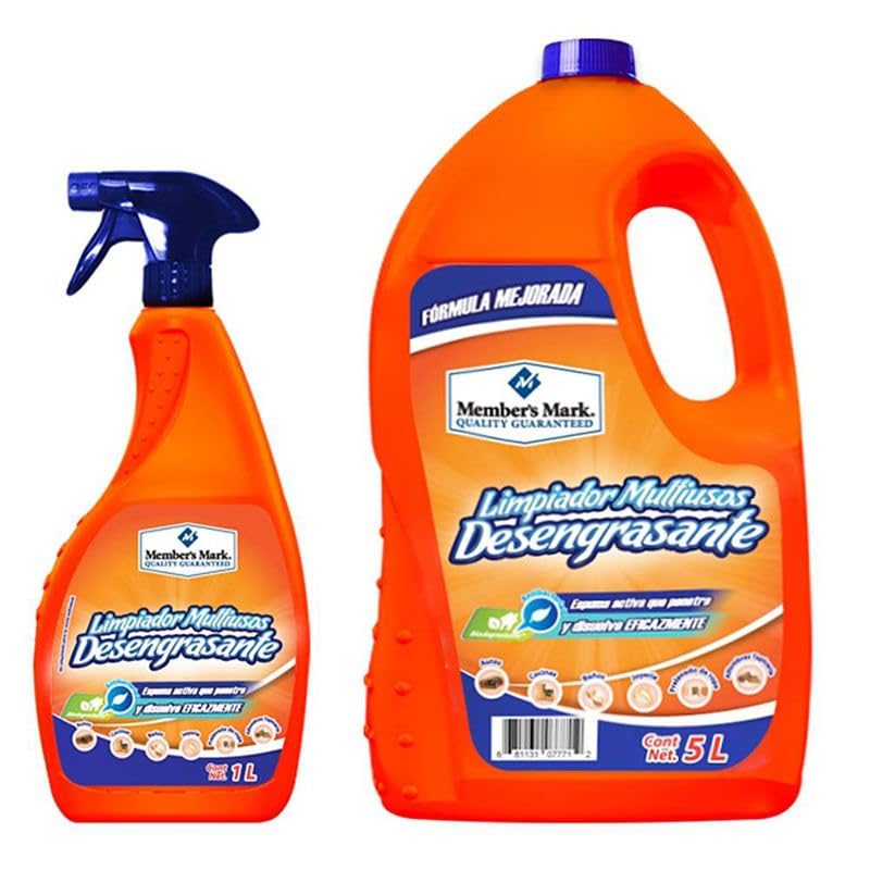 Member's Mark - Desengrasante + 1 cubre boca lavable high performance