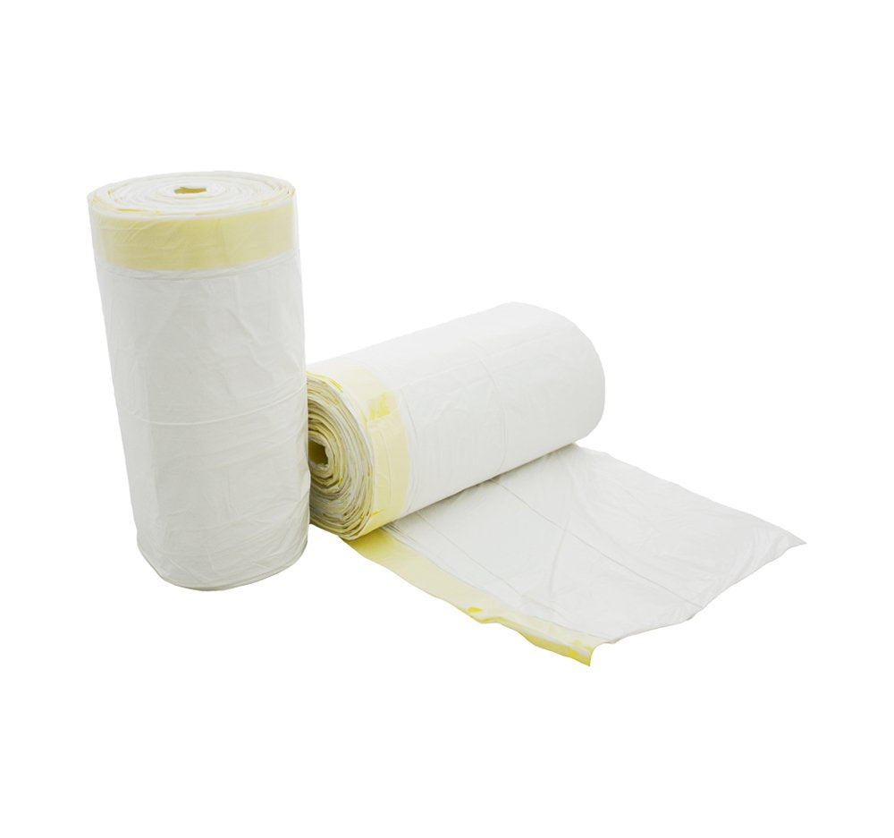 Costalitos Ecológico Bolsas para Basura con Jareta, color Blanco, Grande, 62 x 76 cm, 100 unidad, 1 (Paquete Variado)