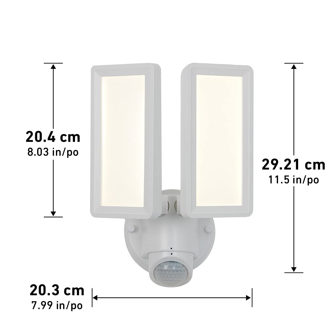 Artika - Artika Sentinel - Foco LED de seguridad para exteriores con sensor de movimiento, color blanco