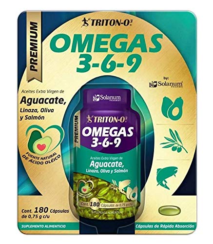 Solanum - Solanum Omega 3 6 9 Triton-O3 - 180 Capsulas