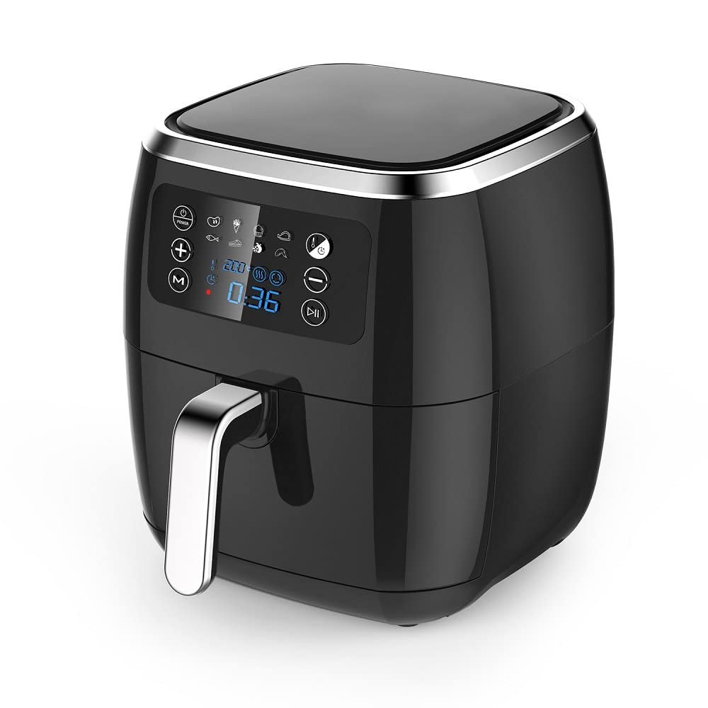 WINIA - Freidora De Aire Winia (gran capacidad 6 litros,coccion envolvente de 360 grados, 1700w voltaje)