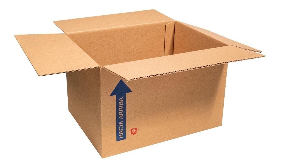 em-pack - 25 Cajas De Cartón Para Empaque 38.5x28.5x25 Cms Rm-09