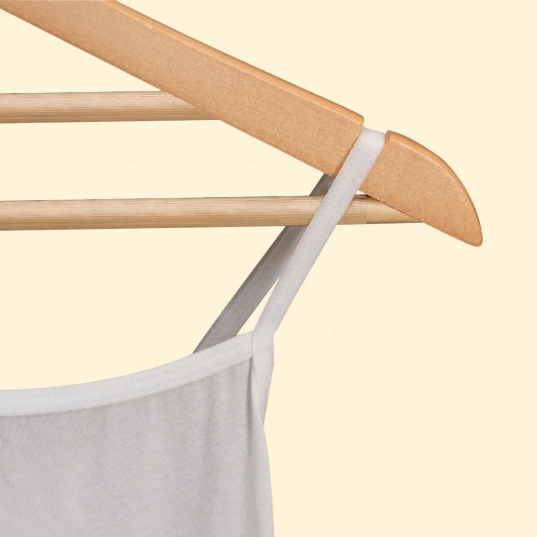 RIVARRO - Ganchos Madera para ropa, Color Maple, Caja 30 Piezas
