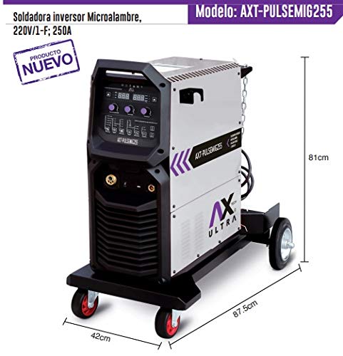 AXT-PULSEMIG255 SOLDADORA INVERSOR MICROALAMBRE 220V 7 1F, 250A