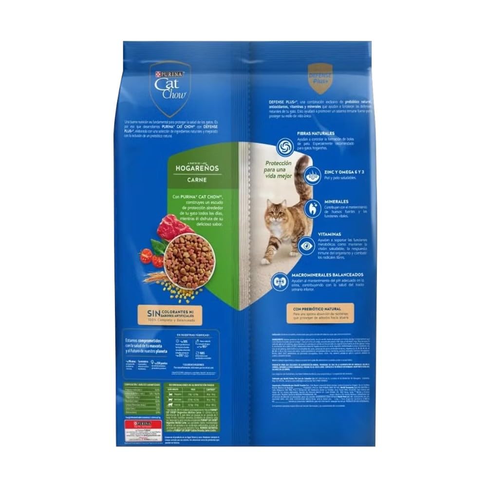 Cat Chow - Cat Chow Comida para Gato Adulto Hogareños