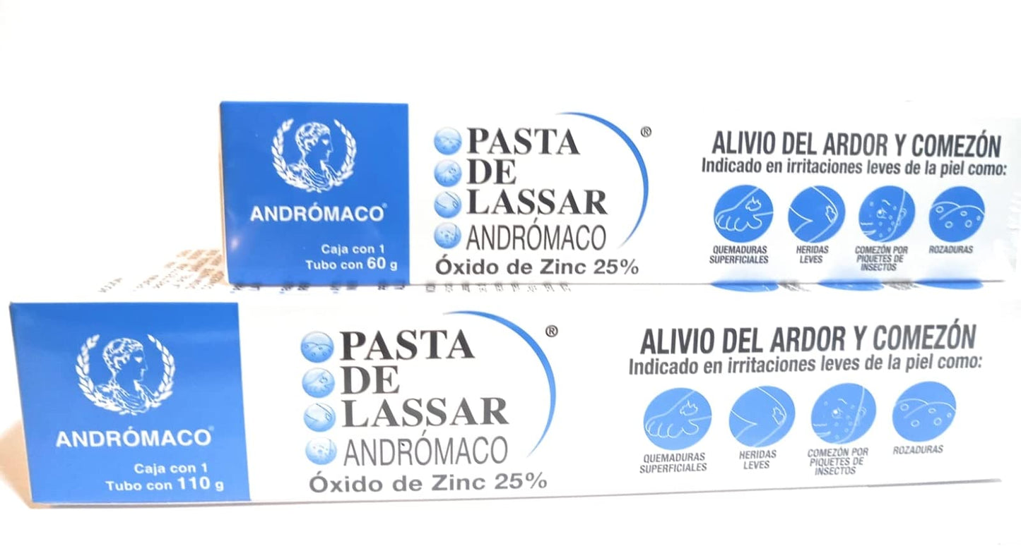 ANDRÓMACO Pasta De Lassar Andromaco Pack 2 tubos 110 g y 60 g