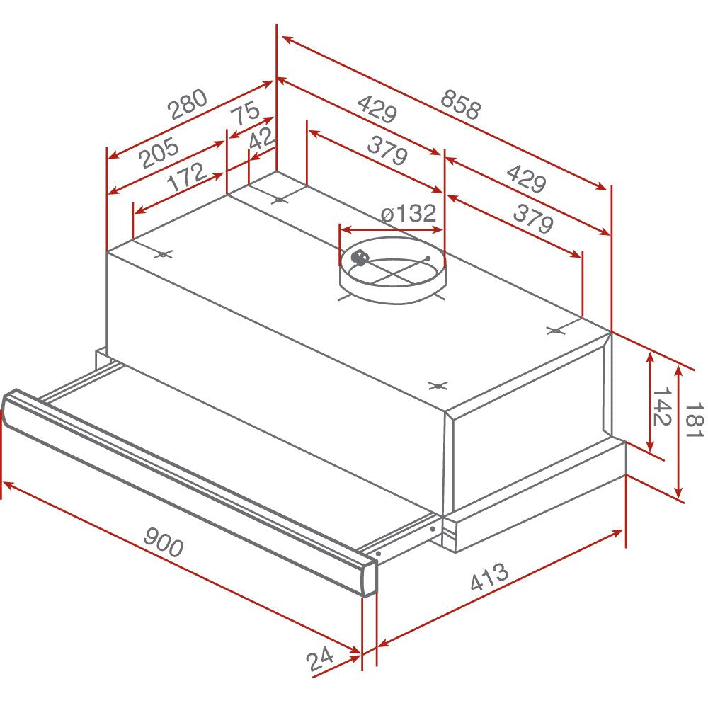 Teka - Campana Teka Empotre Tl 9310 Inox Integracion Inox 40474391