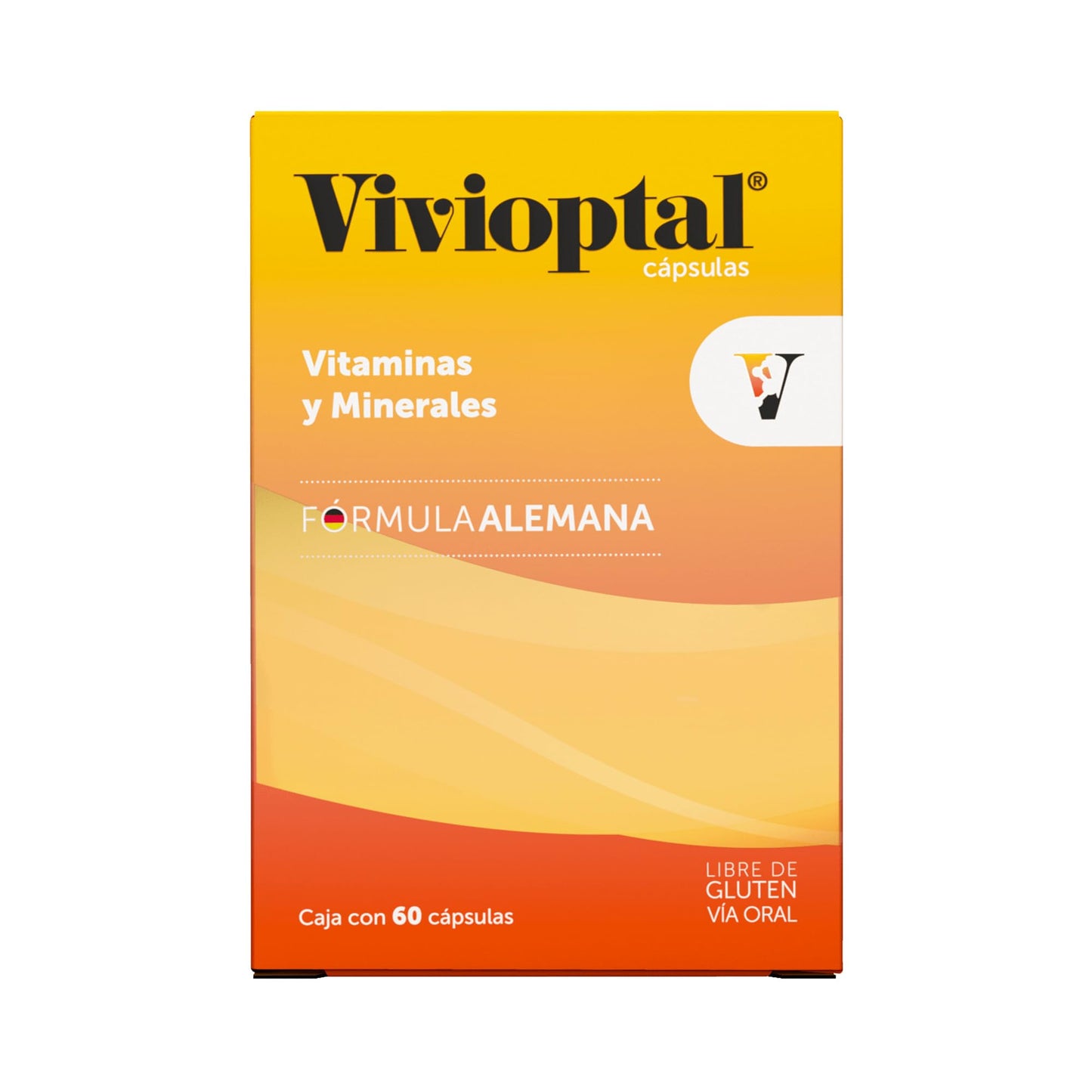 Vivioptal Multivitaminico, Caja con 60 Cápsulas
