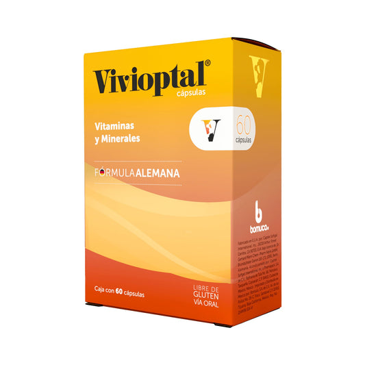 Vivioptal Multivitaminico, Caja con 60 Cápsulas