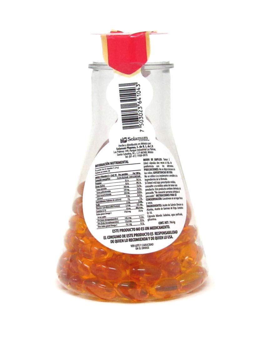 Solanum - Omega 3 - 120 Mini Cápsulas hechas con Salmon por Solanum