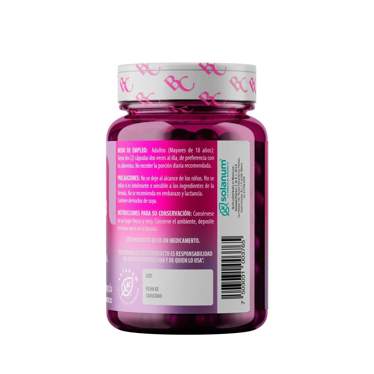 Belacaps Colágeno 6 en 1, 120 Cápsulas Solanum