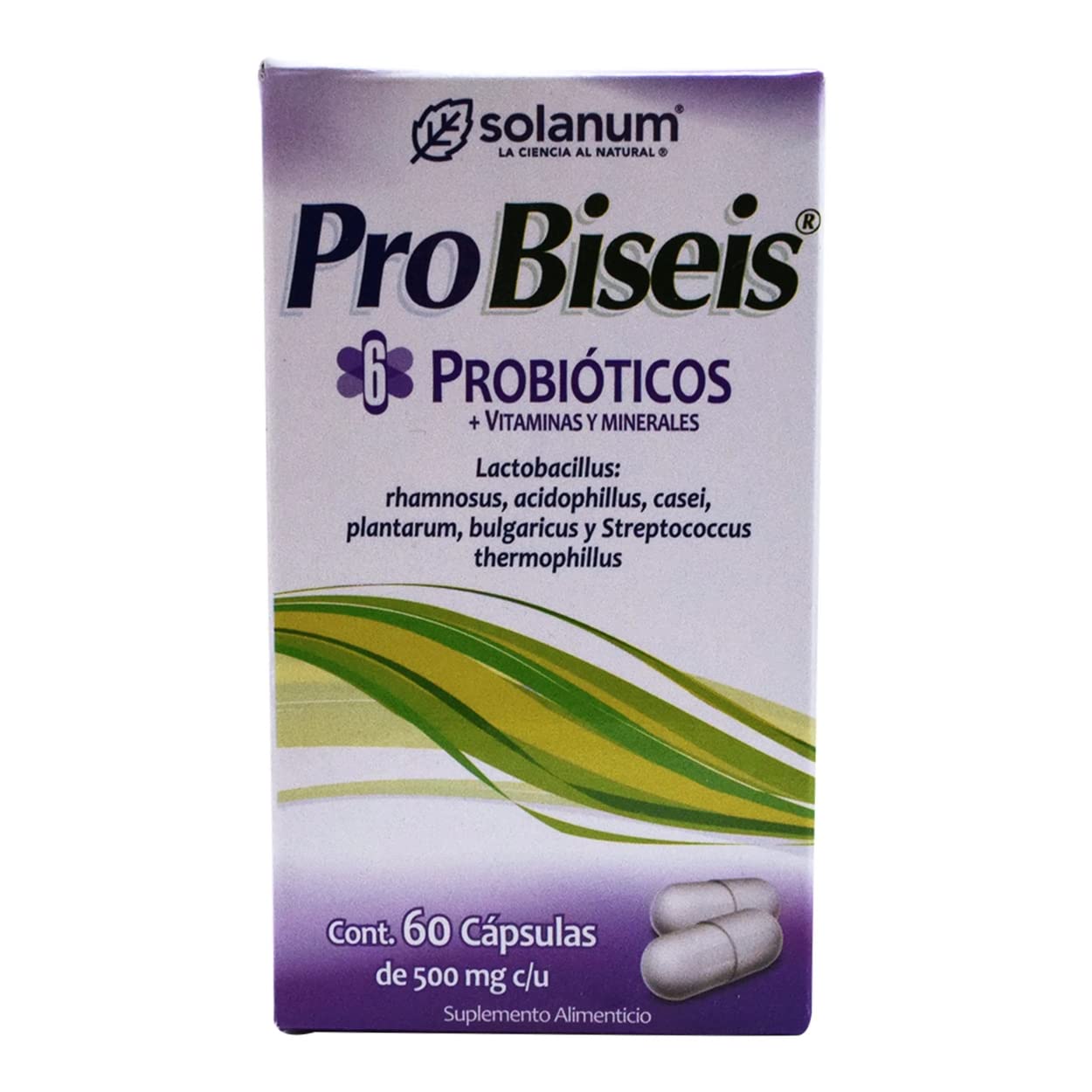 Y-si super nutri mercado - ProBiseis Probióticos Solanum 60 cap