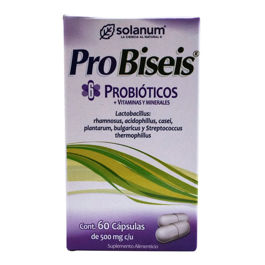 Y-si super nutri mercado - ProBiseis Probióticos Solanum 60 cap