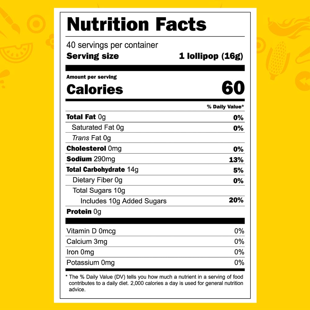 Vero - Dulces Vero - Vero Paletas Sabor Fresa Con Chile - Paletas de chile mexicano (40 unidades)